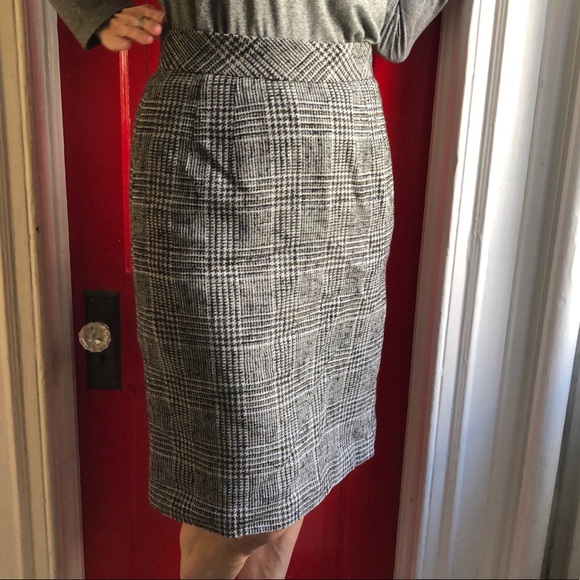 Talbots Plaid Wool Skirt - Picture 1 of 8